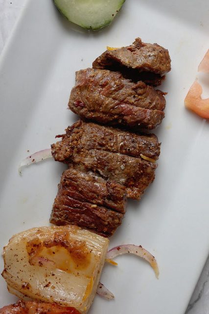 Kabob Skewers at Afghan Kabob Palace
