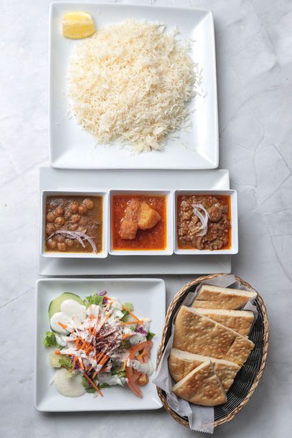 Vegetarian Delight at Afghan Kabob Palace